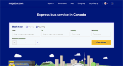 Desktop Screenshot of ca.megabus.com