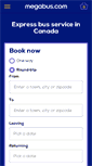 Mobile Screenshot of ca.megabus.com